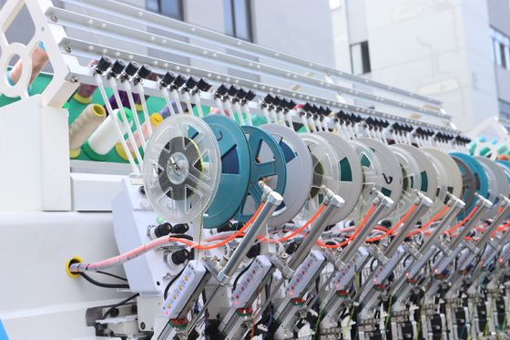 کامپیوتر دو برابر 22 سر چهار سوزن بروکاری ماشین دوامدار