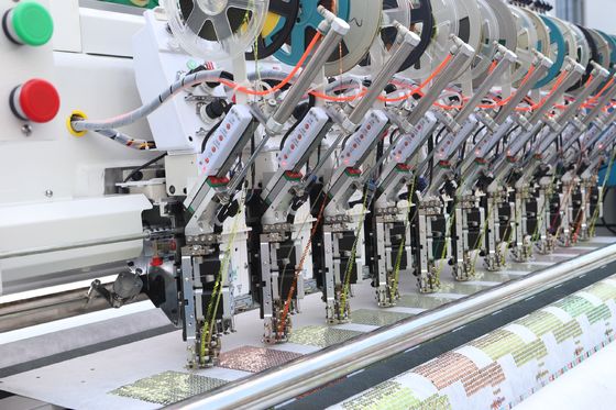 کامپیوتر دو برابر 22 سر چهار سوزن بروکاری ماشین دوامدار