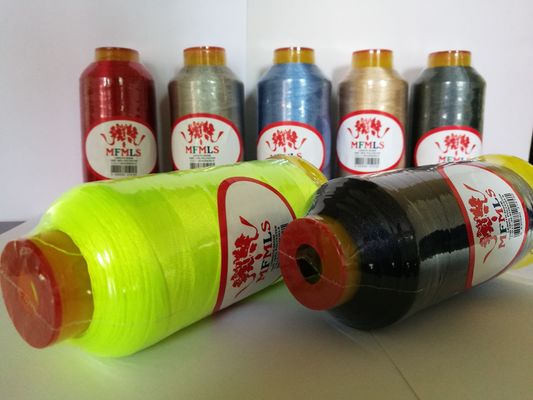 120D 100٪ پلی استر نخ دار 5000 متر در هر مخروط برای نخ و خیاط