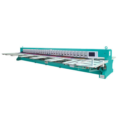 1000RPM ماشین تزئیر چینیل 6 سوزن 15 سر ماشین تزئیر خودکار کامپیوتری